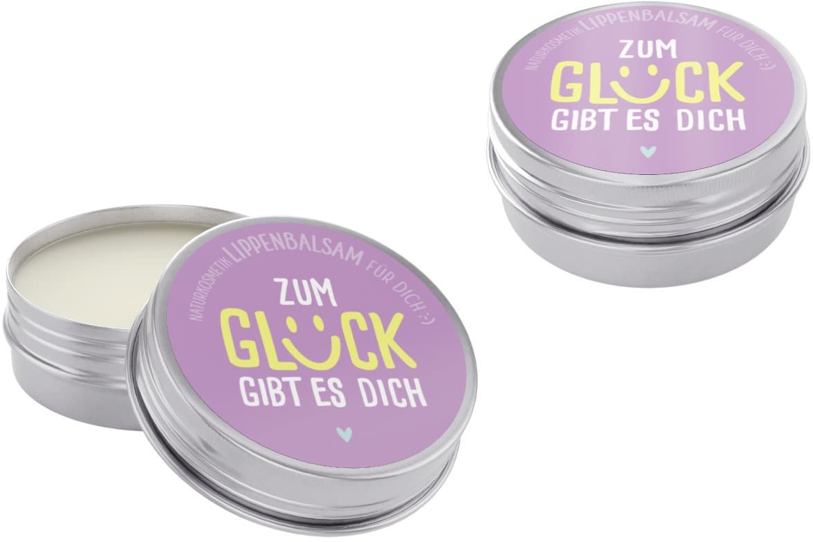 Geschenk für Dich Lippenbalsam Zum Glück gibt es Dich