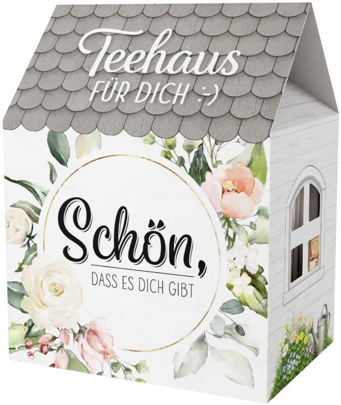 Geschenk für Dich Teehaus Schön, dass es Dich gibt