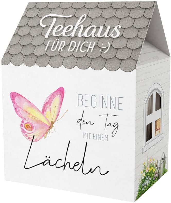 Geschenk für Dich Teehaus Beginne den Tag mit einem lächeln