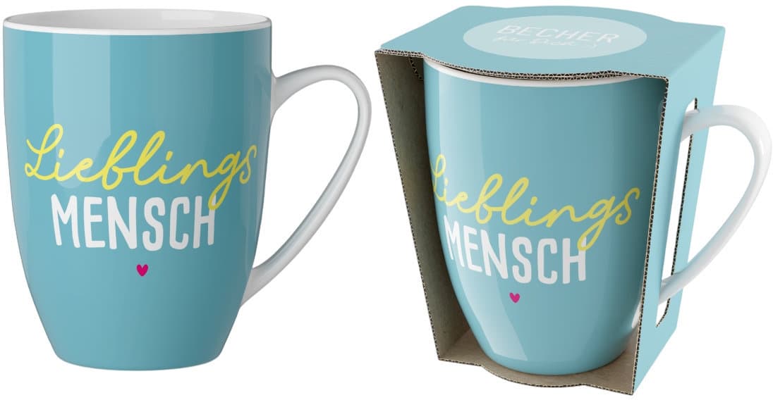 Geschenk für Dich Becher Lieblingsmensch 250ml