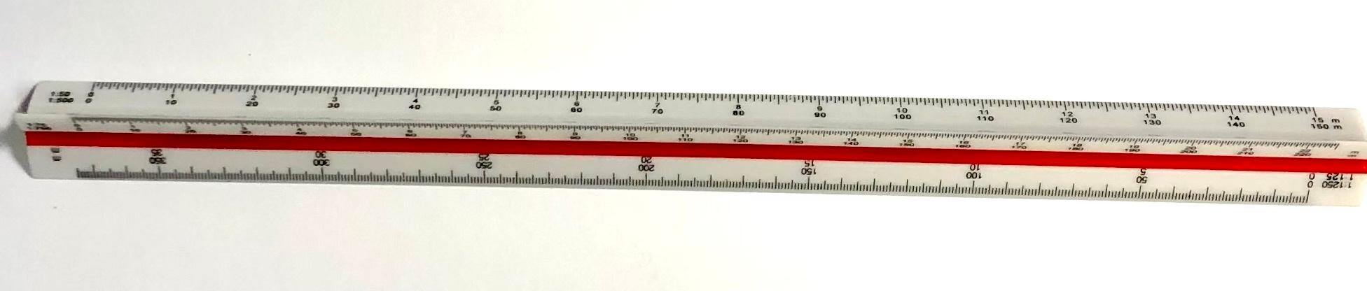 Produktbild RHEITA Dreikant-Maßstab im Etui 30cm 2 von 3