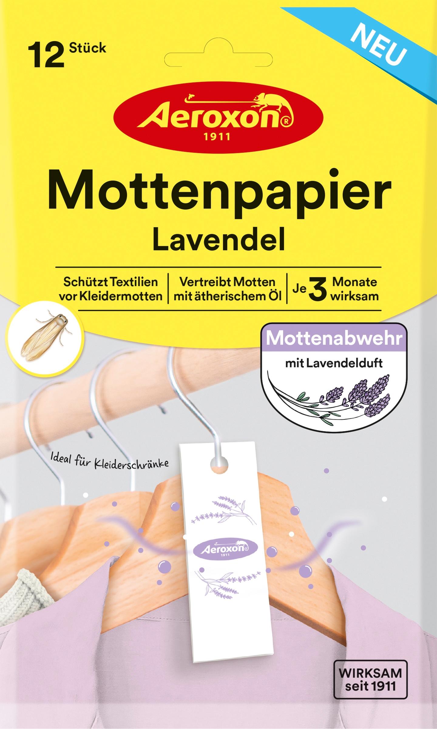 Aeroxon Mottenpapier-Lavendel