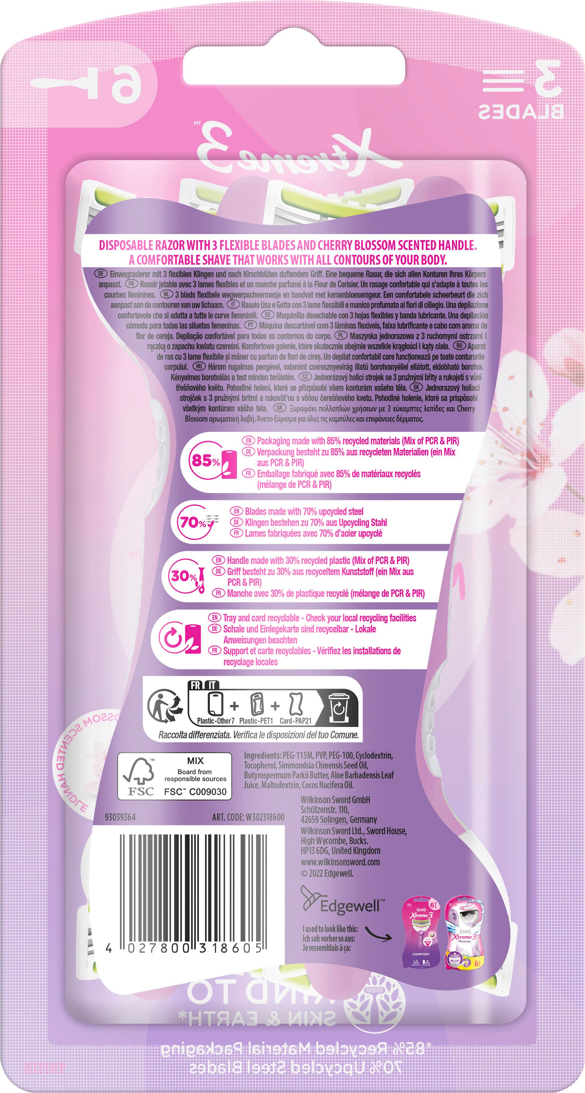 Produktbild WILKINSON SWORD my Intuition Xtreme 3 Comfort Damen Einwegrasierer 2 von 2