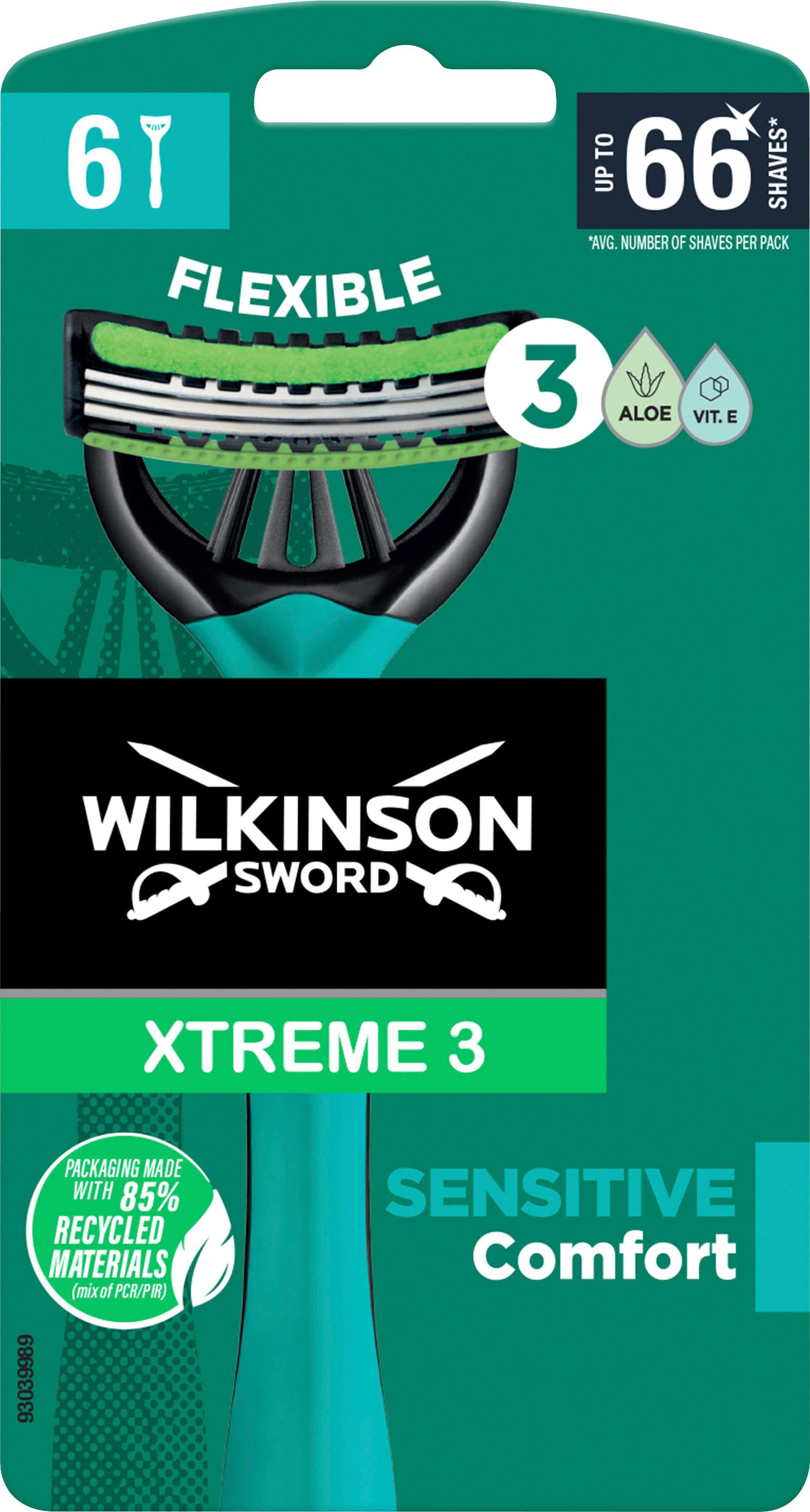 Wilkinson Sword Rasierapparat Xtreme 3 Sensitive Comfort Einwegrasierer