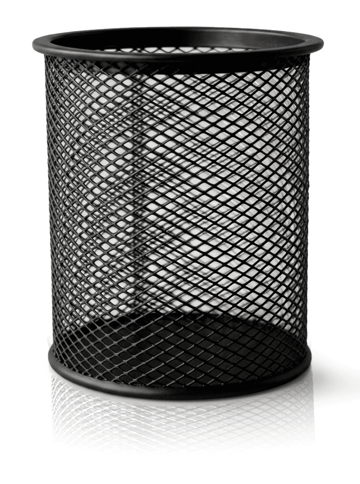 GERD KOCH Stifteköcher Metall/Gitter schwarz