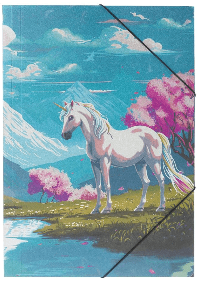 Zeichenmappe A4 Einhorn Serie 2025