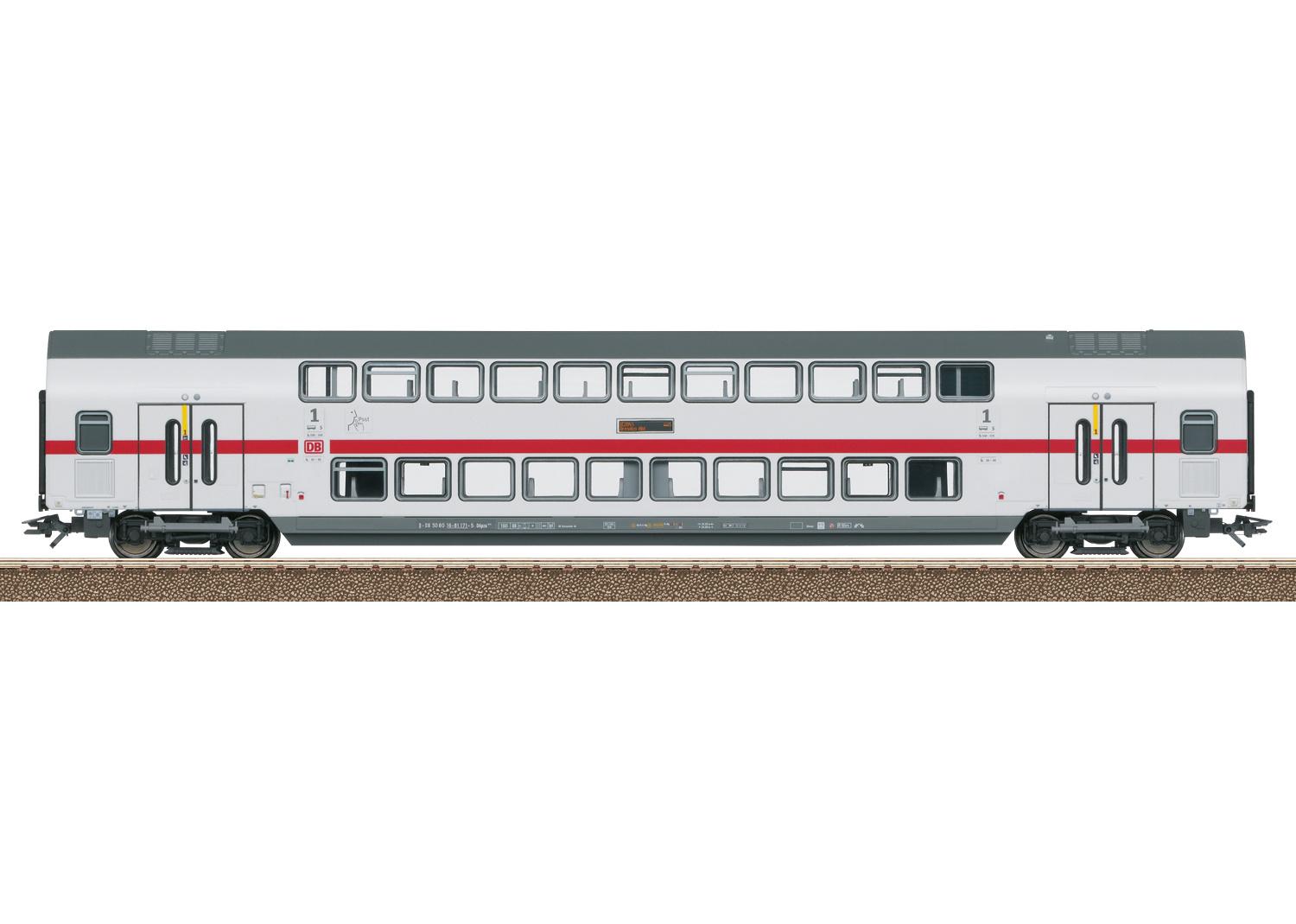Produktbild TRIX 23253 - IC2 Doppelstock-Mittelwagen DApza 687.2, 1. Klasse 2 von 2