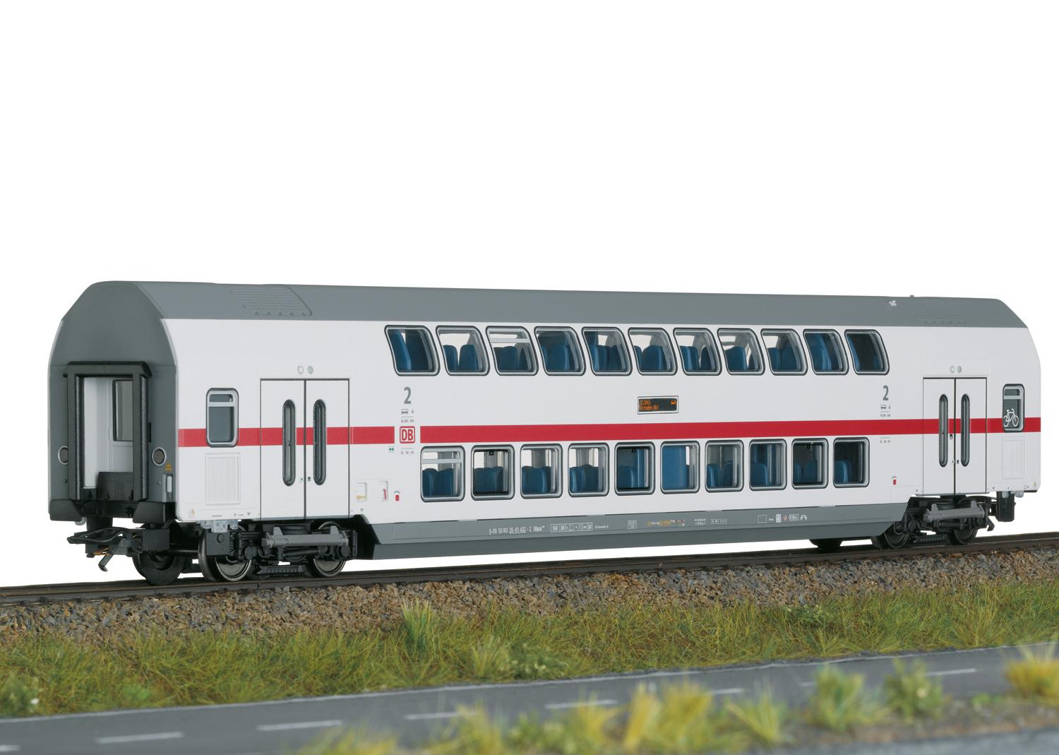 TRIX 23254 - IC2 Doppelstock-Mittelwagen DBpza 682.2, 2. Klasse