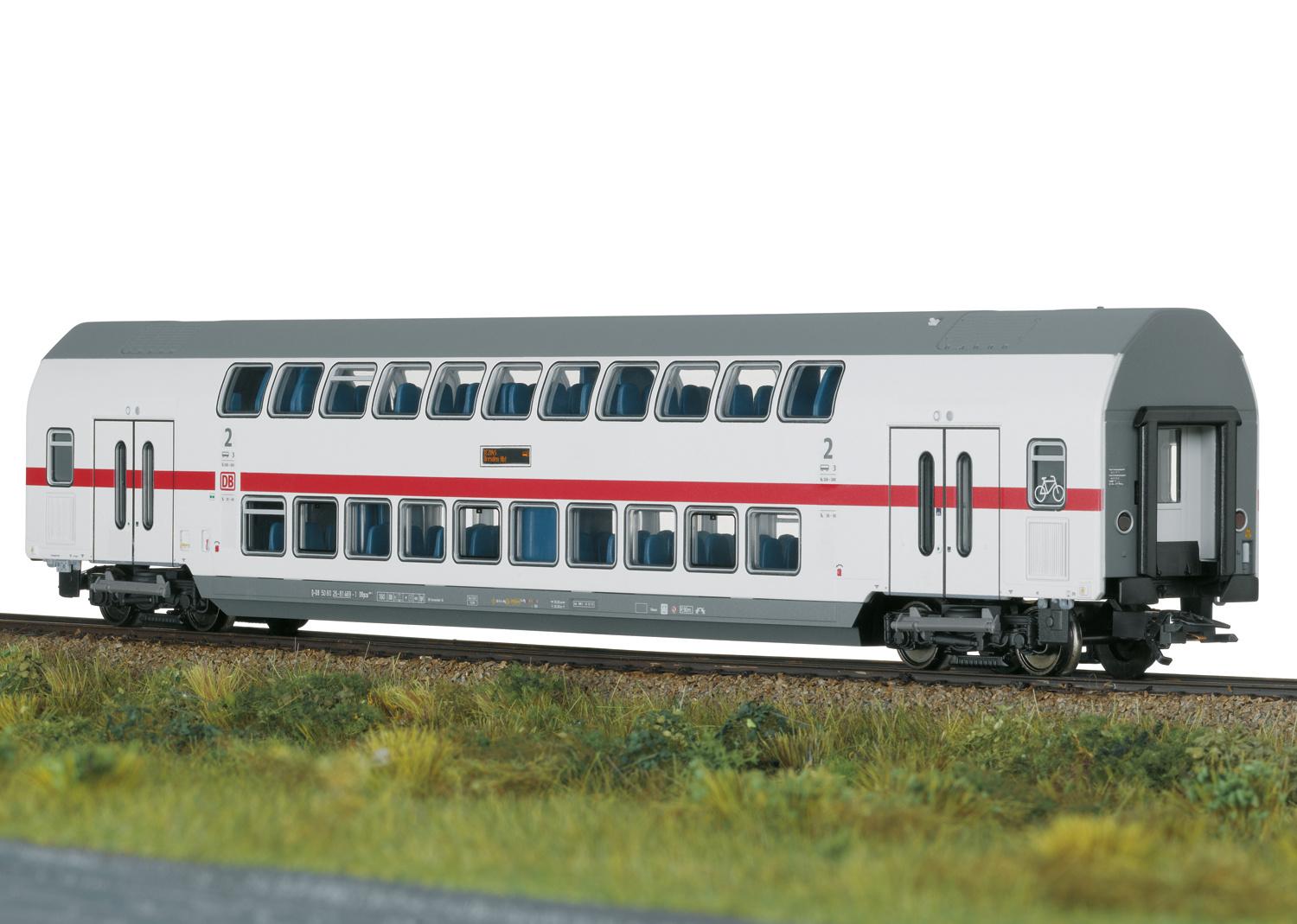 TRIX 23257 - IC2 Doppelstock-Mittelwagen DBpza 682.2, 2. Klasse
