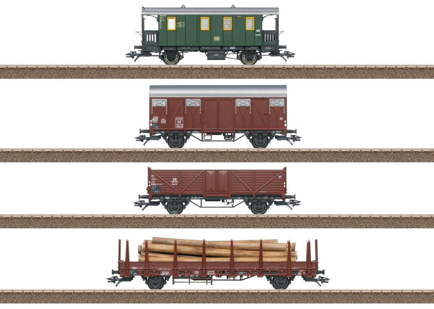 TRIX T24140 H0 Güterwagen-Set Nebenbahn