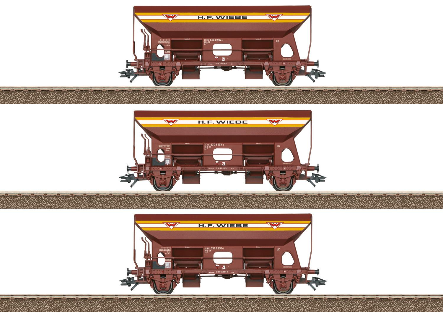 TRIX 24142 - Selbstentladewagen-Set Fc 090