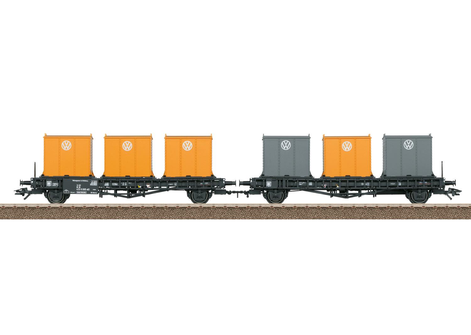 Produktbild TRIX T24162 H0 Behälter-Transportwagen Laabs 3 von 3