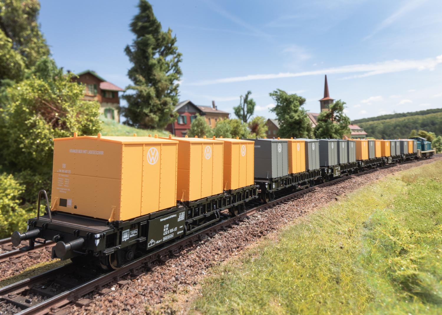Produktbild TRIX T24162 H0 Behälter-Transportwagen Laabs 2 von 3