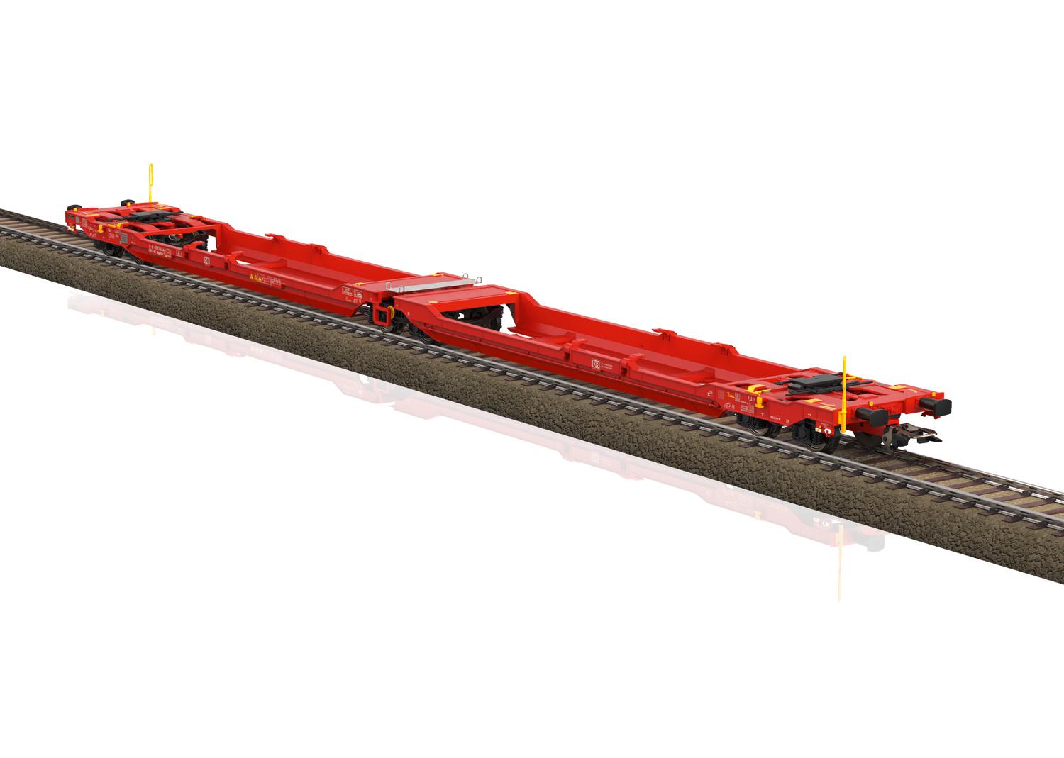 Produktbild TRIX T24470 H0 Doppel-Taschenwagen Sdggmrss 738 2 von 6