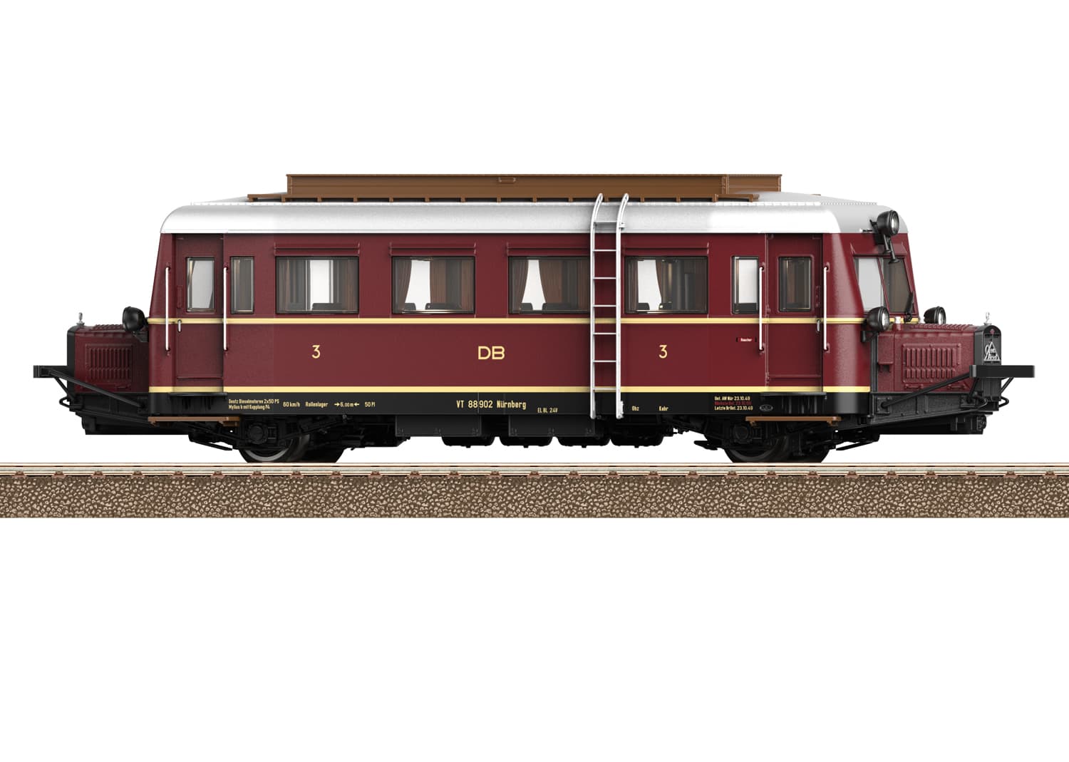 Produktbild TRIX T25135 H0 Dieseltriebwagen Baureihe VT 88.9 - das "Schweineschnäuzchen" 2 von 2