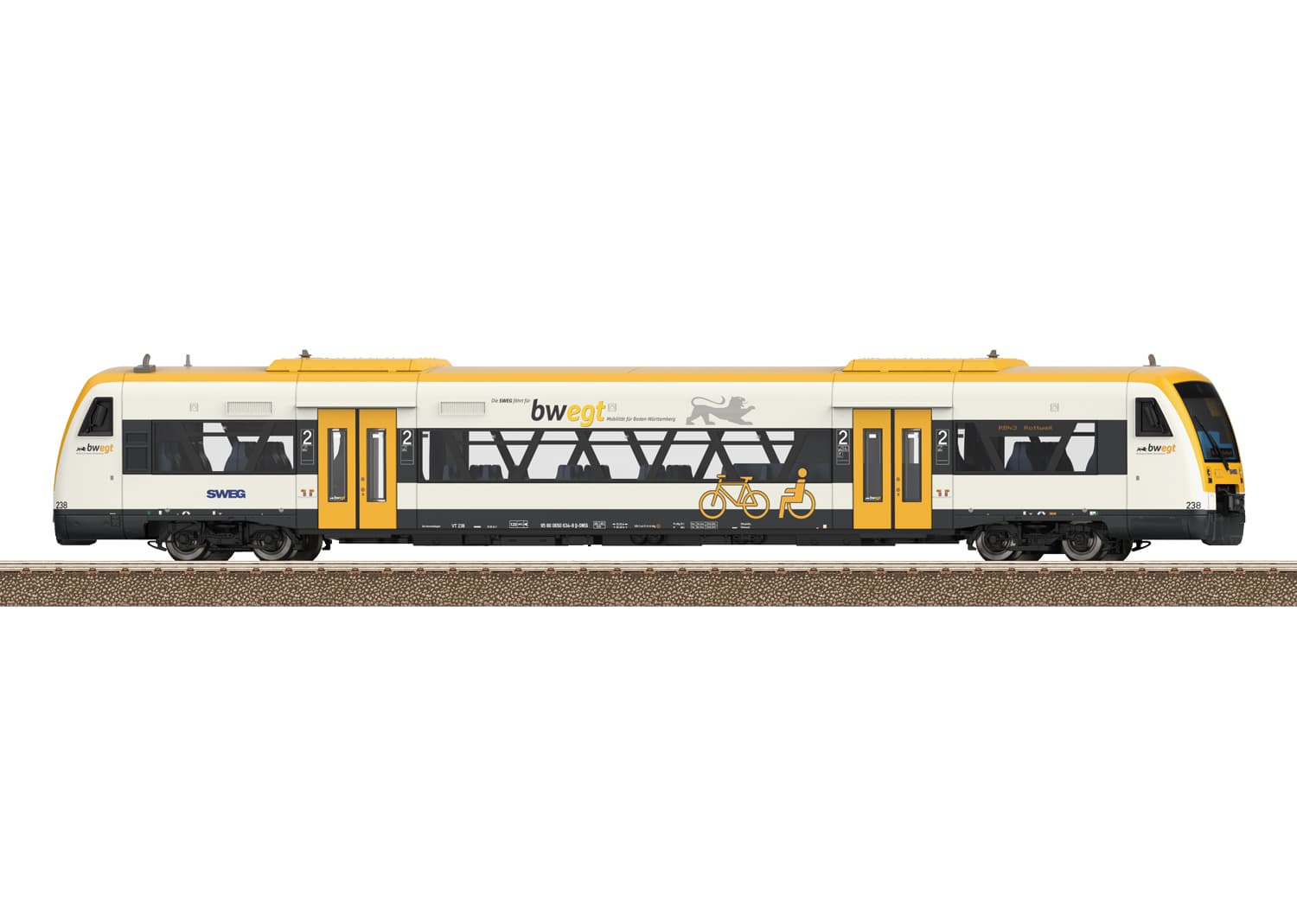Produktbild TRIX 25966 H0 Dieseltriebwagen Regio Shuttle RS1, Baureihe 650 2 von 2