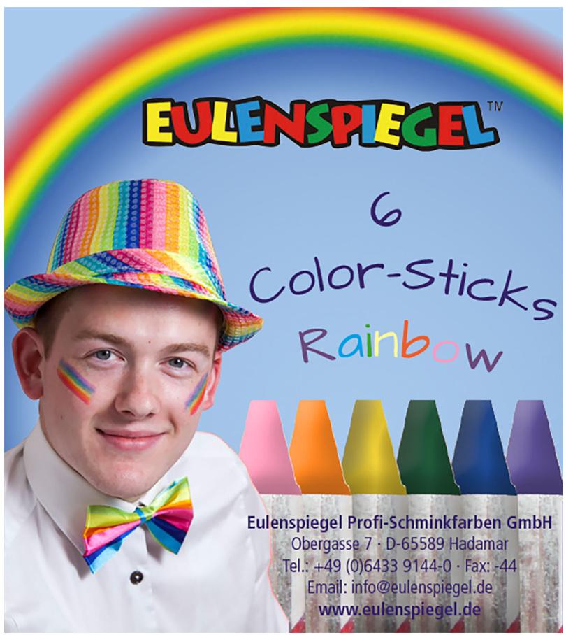 Eulenspiegel 660782 Color-Sticks - Rainbow