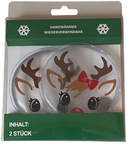 Handwärmer Rentier 2er-Set