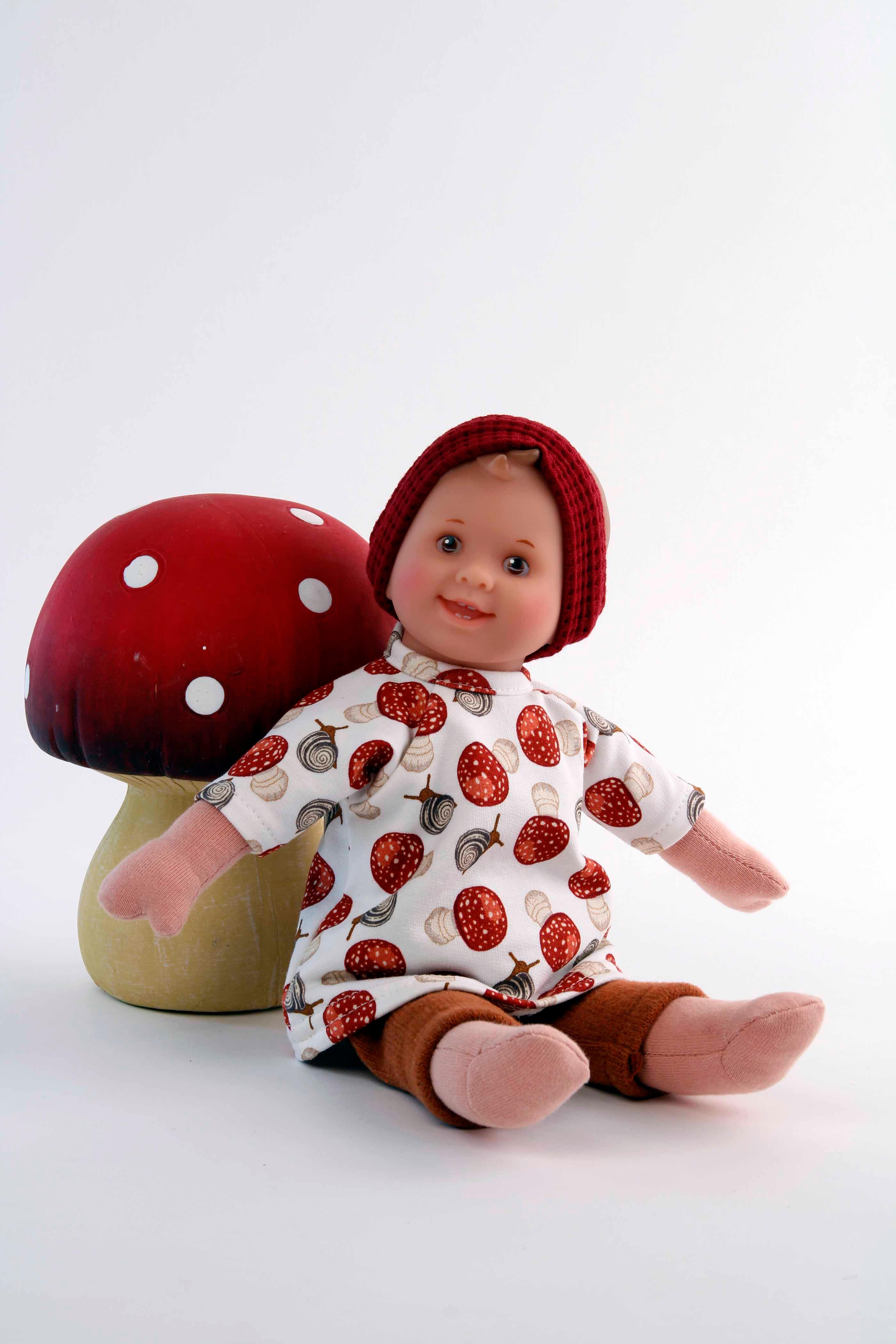 Produktbild Schildkröt-Puppen Puppe Löckchen 30 cm Malhaar, braune Malaugen, Kleidung Schneckchen 2 von 2
