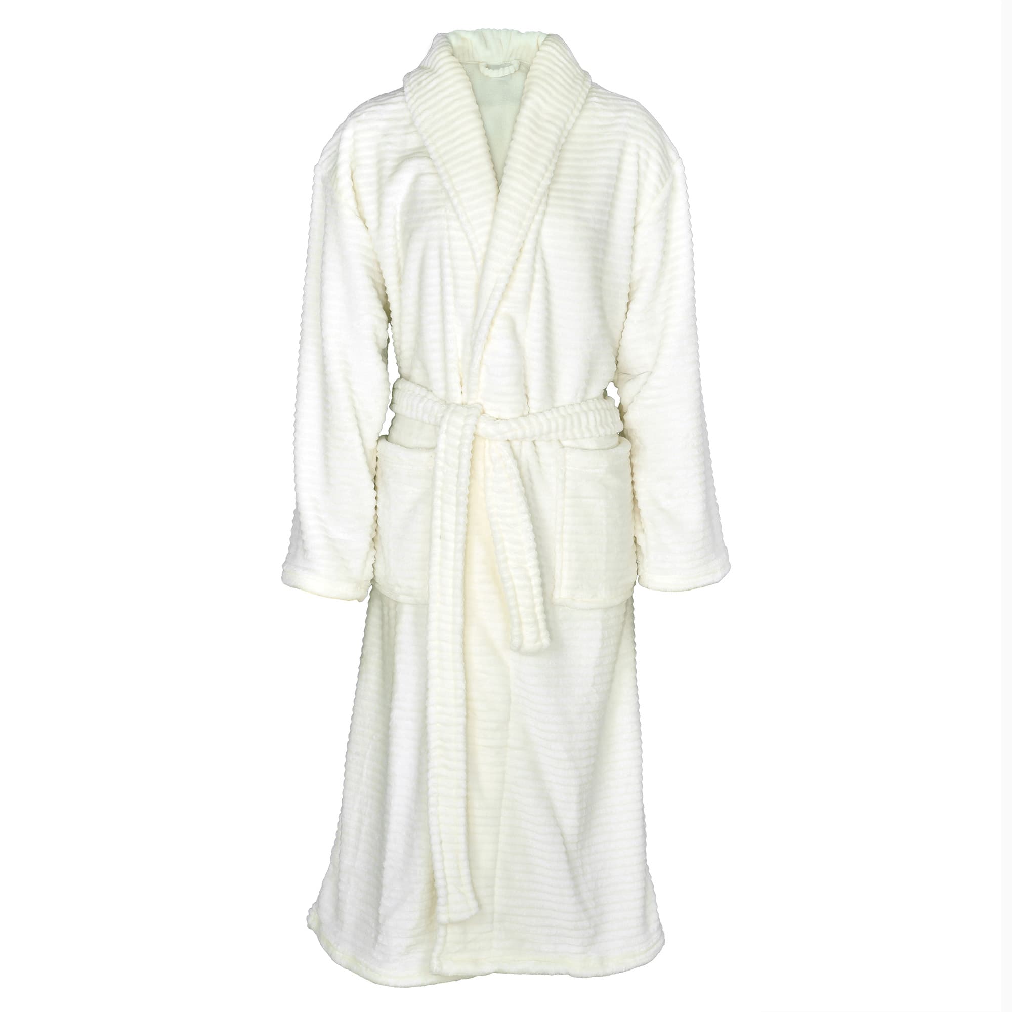 DELUXE COLLECTION Unisex Kuschelbademantel mit Schalkragen