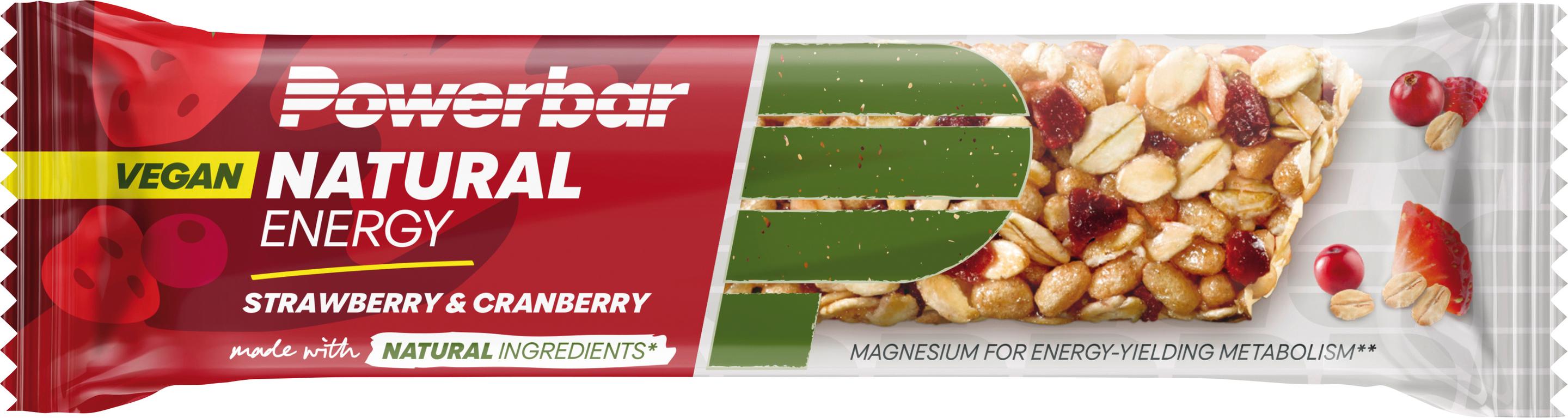 POWERBAR® Natural Energy Müsliriegel Erdbeere-Cranberry vegan