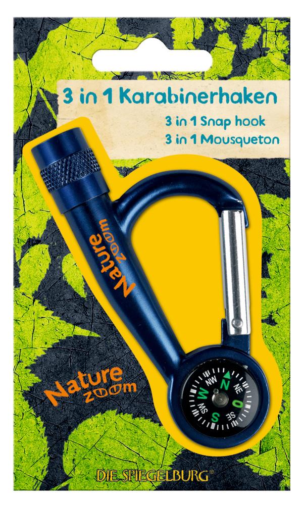Produktbild Die Spiegelburg - Nature Zoom - 3 in 1 Karabinerhaken 3 von 5