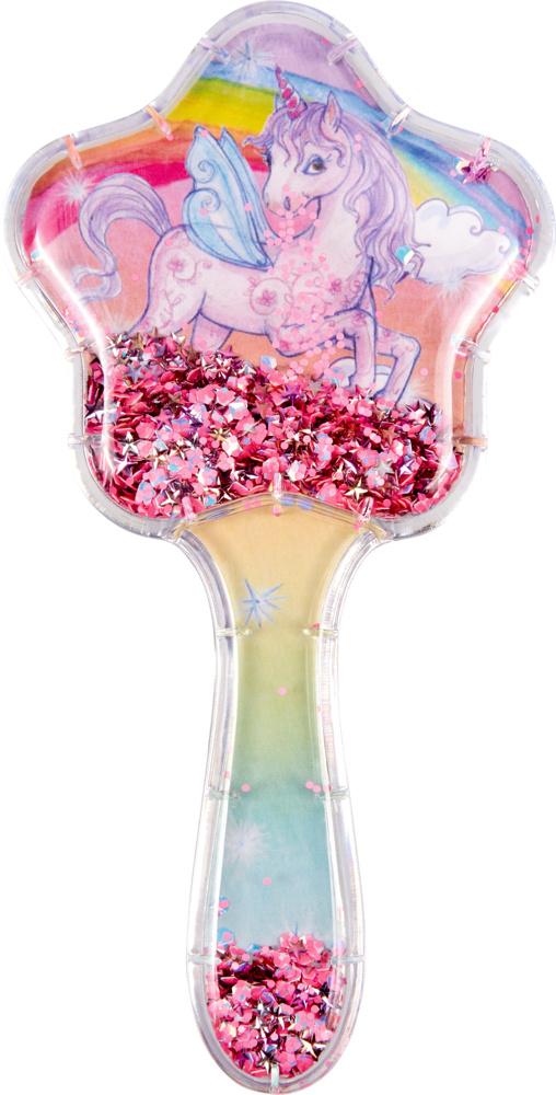 Die Spiegelburg - Haarbürste (mit beweglichem Glitter) - Einhorn-Paradies