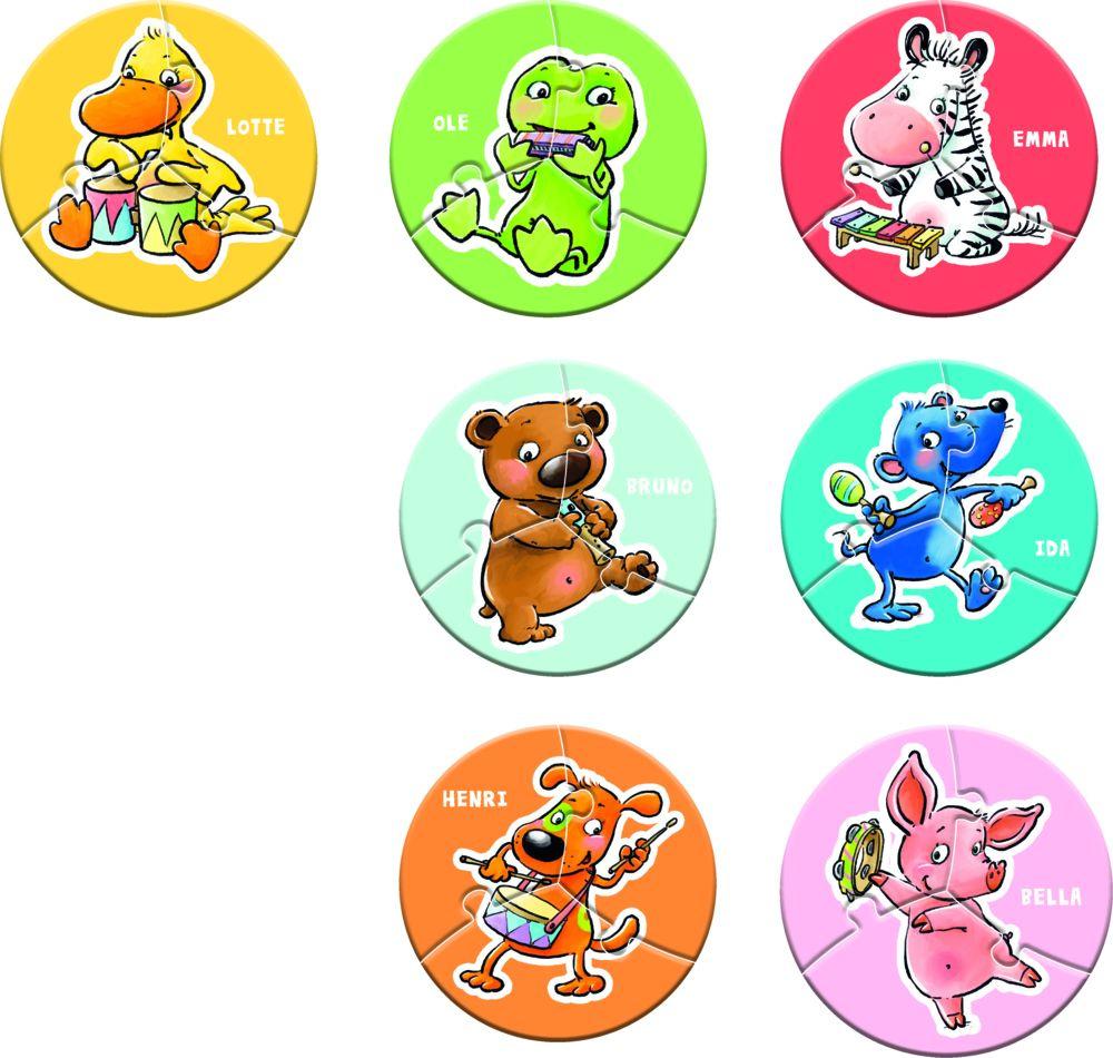 Produktbild Die Spiegelburg - Puzzle-Set - Die Lieben Sieben (7x3 Teile) 2 von 2