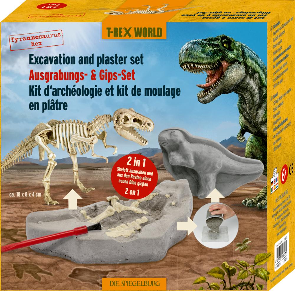Die Spiegelburg - Ausgrabungs-&Gips-Set T-Rex - T-Rex World