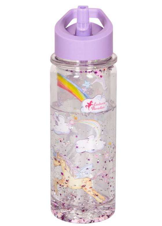 Die Spiegelburg - Glitzer-Trinkflasche (ca.0,3 l) - Einhorn-Paradies