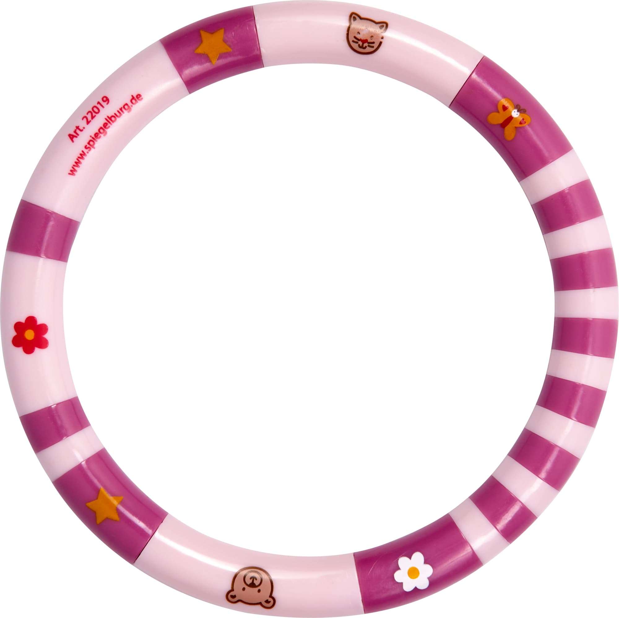 Die Spiegelburg - Ringrassel - BabyGlück, rosa