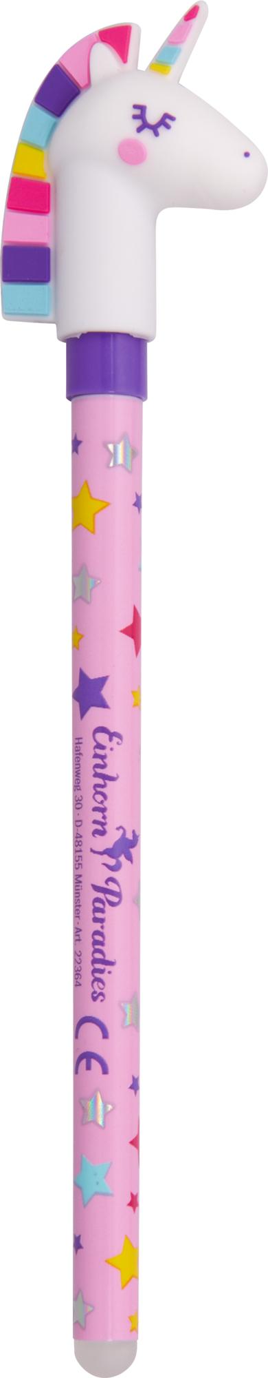 Die Spiegelburg - Radierbarer Gelstift - Einhorn-Paradies