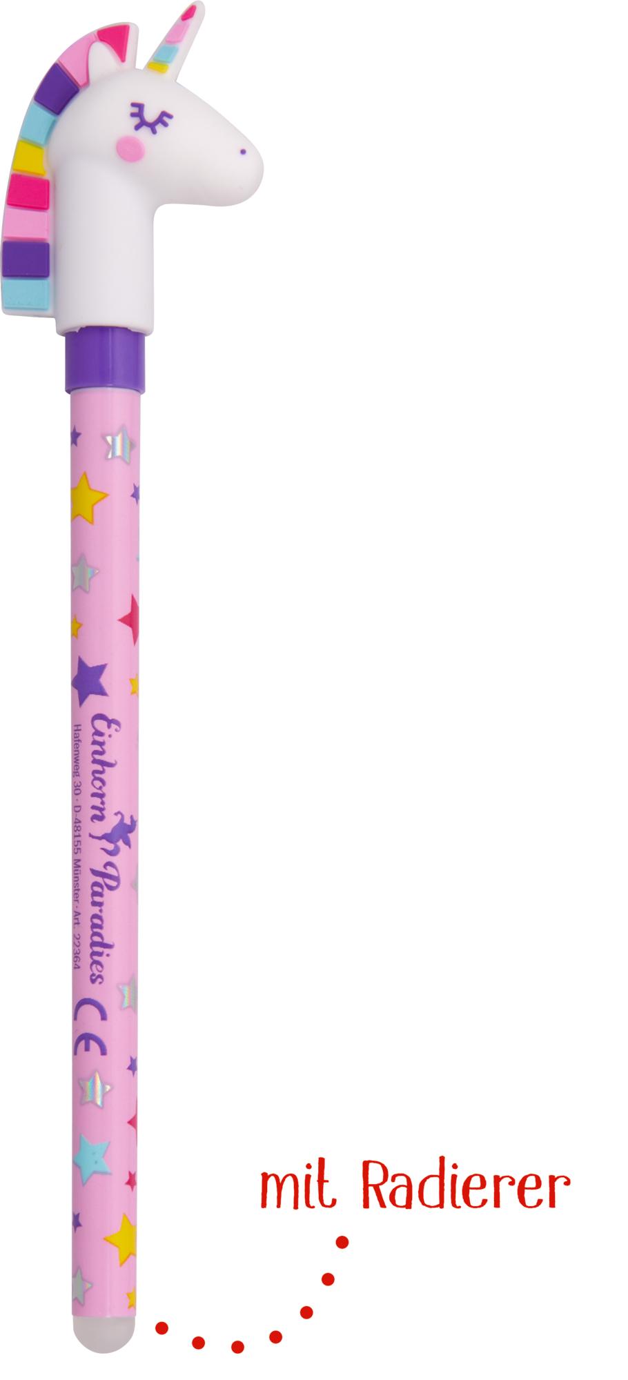 Produktbild Die Spiegelburg - Radierbarer Gelstift - Einhorn-Paradies 3 von 3