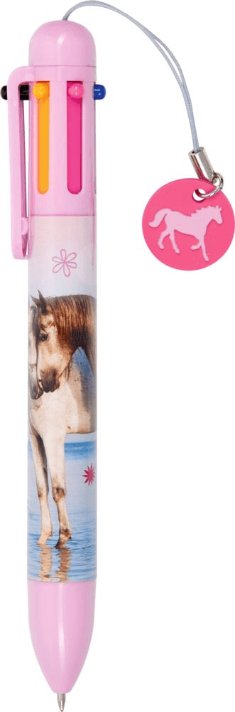 Die Spiegelburg - 6-Farb-Kuli - Pferdefreunde