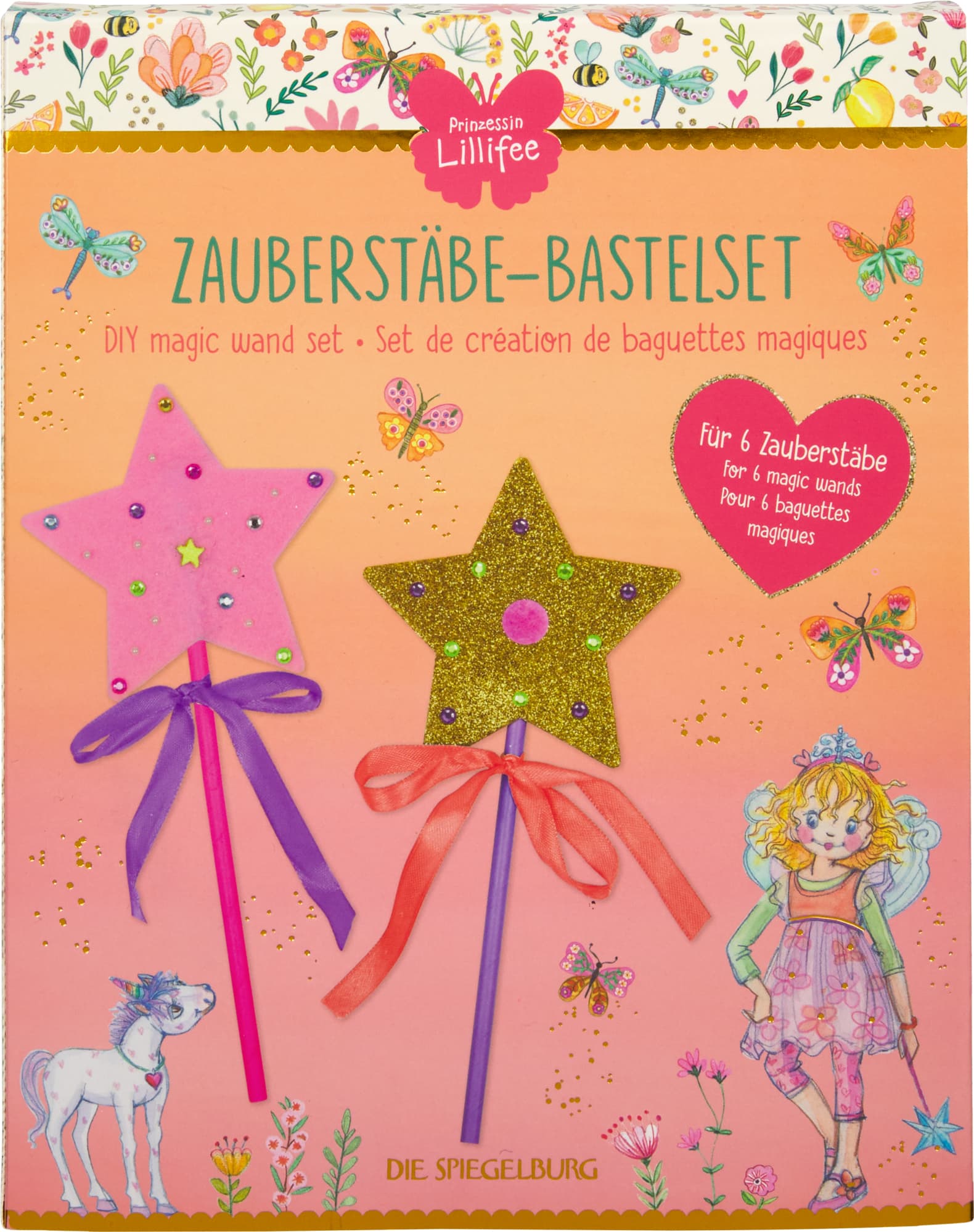 Die Spiegelburg - Zauberstäbe-Bastelset - Prinzessin Lillifee