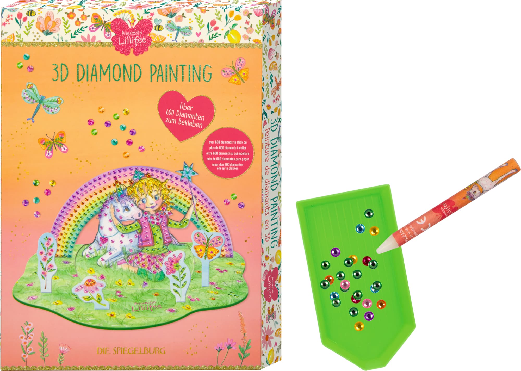 Die Spiegelburg - 3D Diamond Painting - Prinzessin Lillifee
