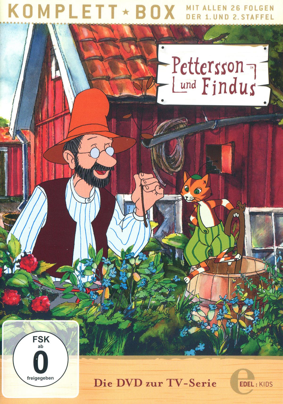 Pettersson und Findus - Komplettbox - Staffel 1+2/Folge 1-26 - Die DVD zur TV-Serie  [2 DVDs]