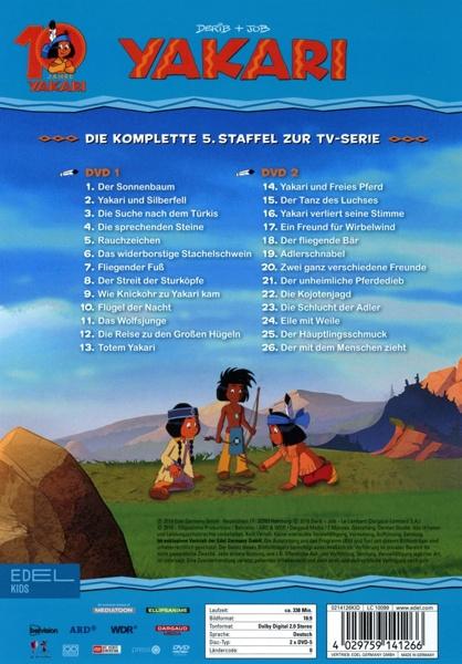 Produktbild Yakari -"DVD Staffelbox"- Die komplette fünfte Staffel zur TV-Serie  [2 DVDs] 2 von 2