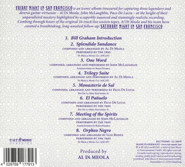 Produktbild Saturday Night In San Francisco (CD Digipak) 3 von 3