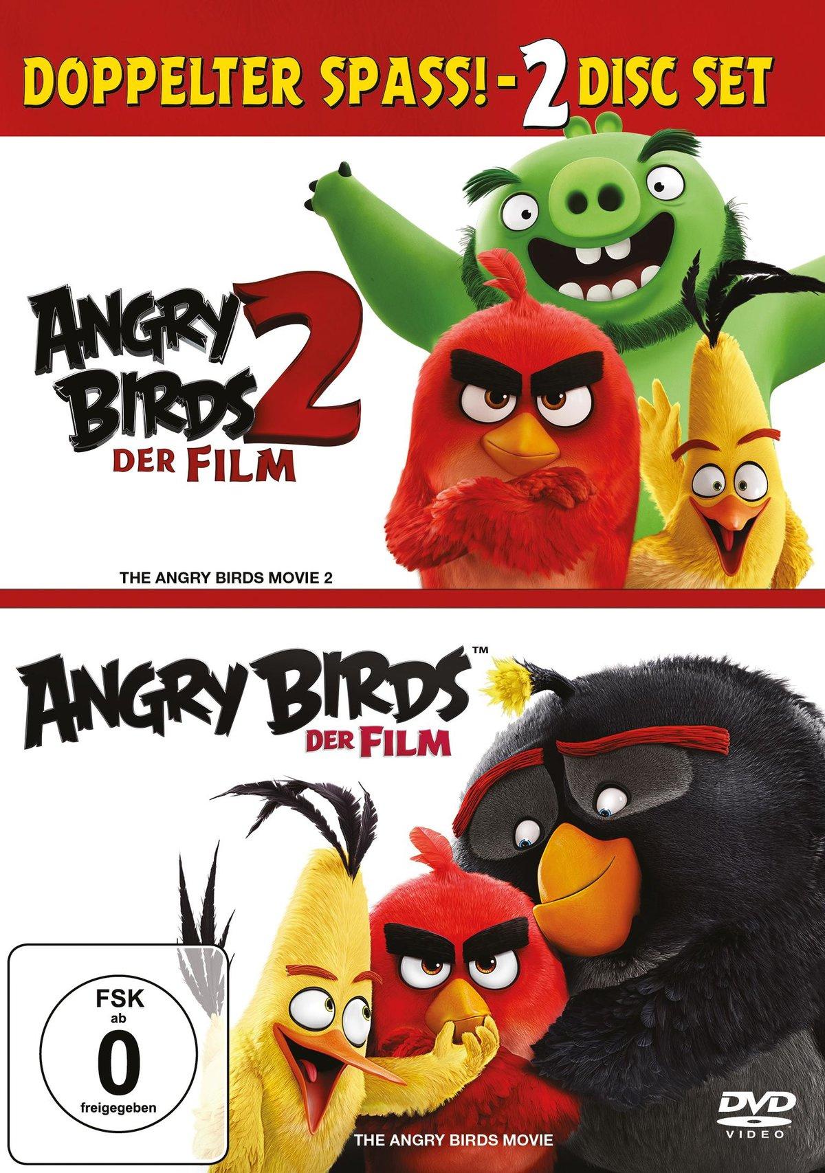 Angry Birds - Der Film&Angry Birds 2 - Der Film  [2 DVDs]