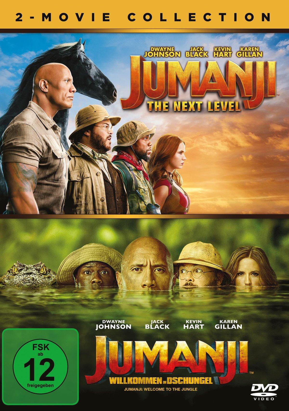 Jumanji: The Next Level / Jumanji: Willkommen im Dschungel  [2 DVDs]
