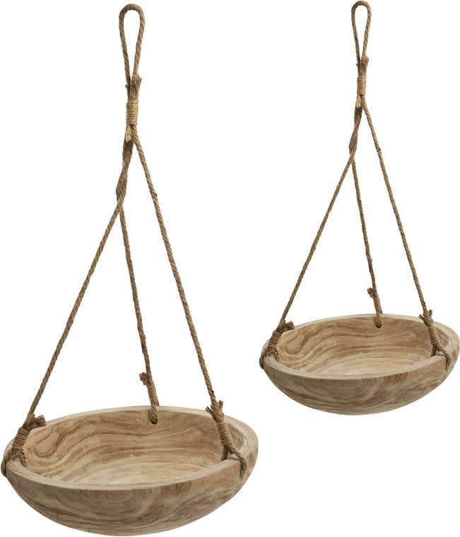Paulowniaholz Hängeschale