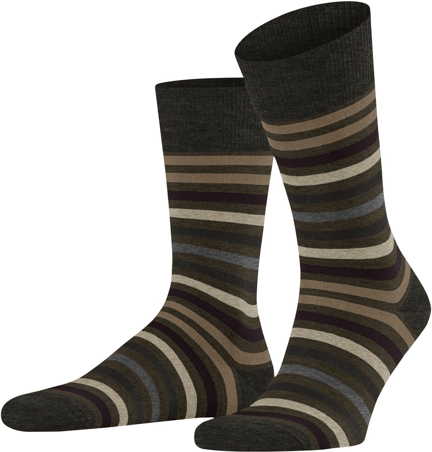 FALKE Herren Socken Tinted Stripe