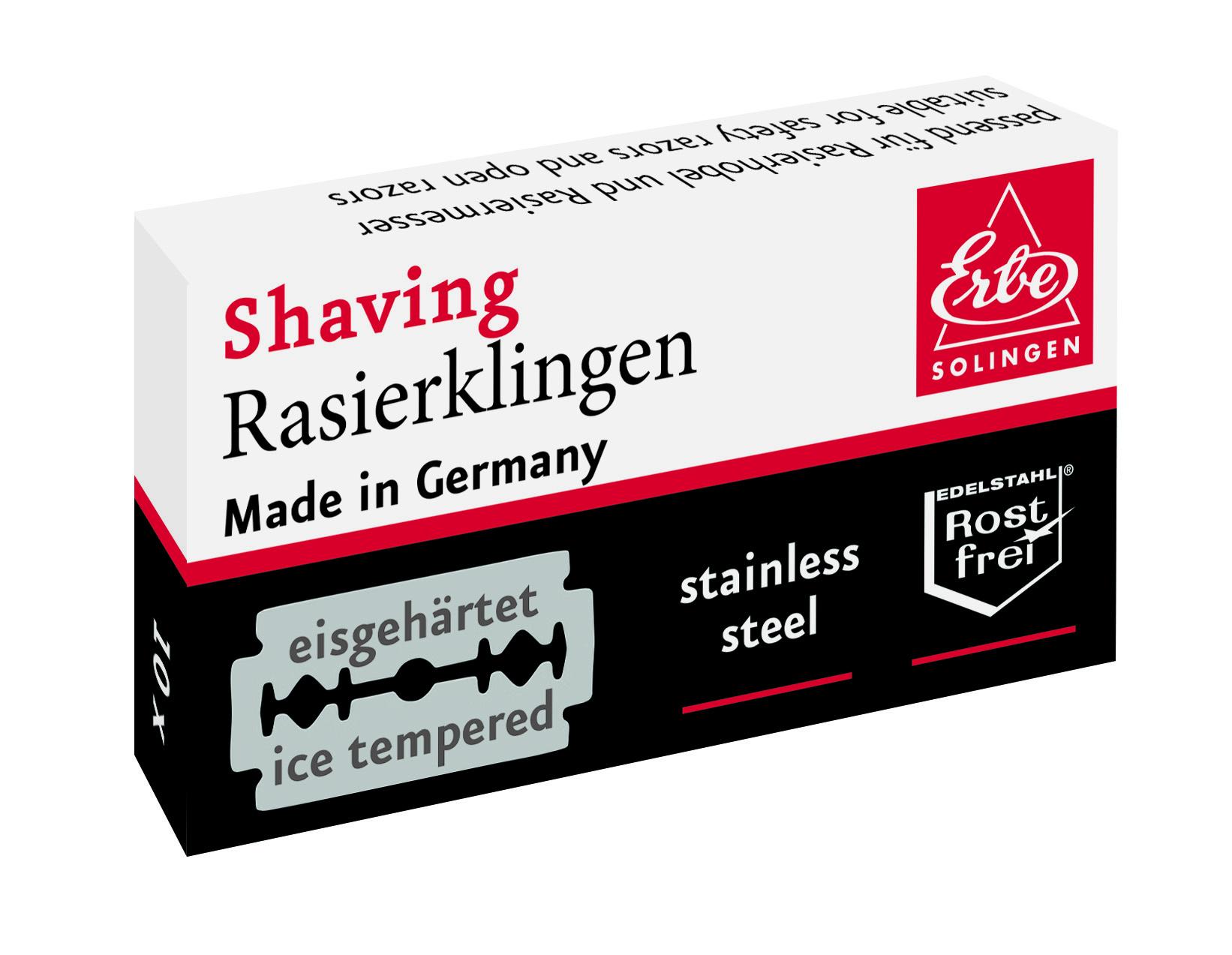 Produktbild Erbe Ersatzrasierklingen Edelstahl 10er 2 von 3
