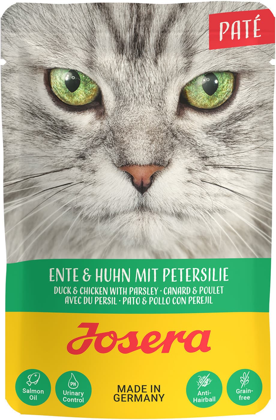 Josera Katzennassfutter Paté Ente & Huhn mit Petersilie