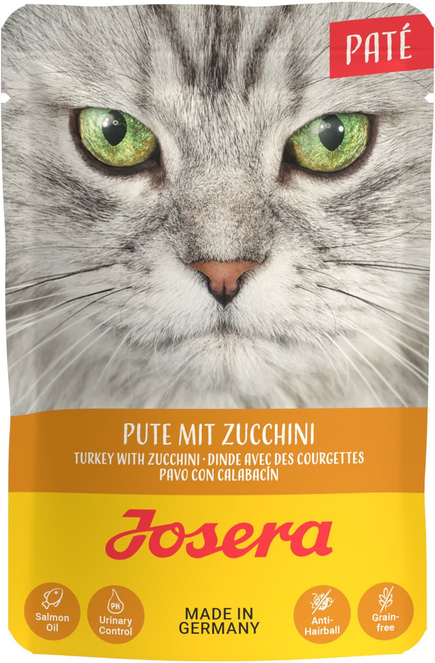 Josera Katzennassfutter Paté Pute mit Zucchini