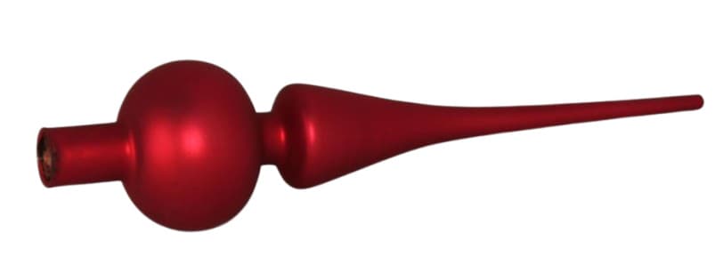Decoris Weihnachtsdekoration Glasbaumspitze Matt 26cm