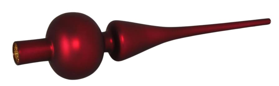 Decoris Weihnachtsdekoration Glasbaumspitze Matt 26cm