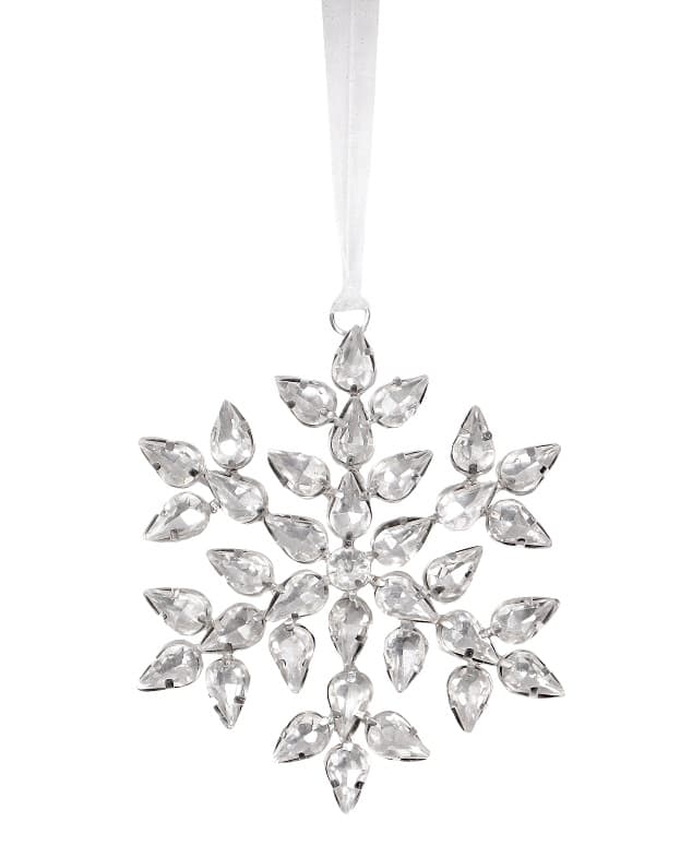 Weihnachtsdekoration Schneeflocke Diamant Ø10cm