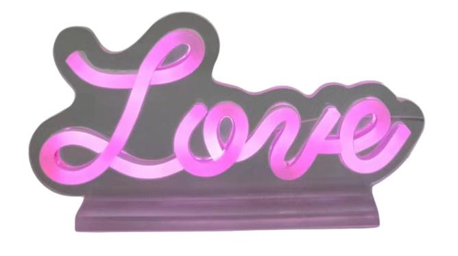 LED Schriftzug Love